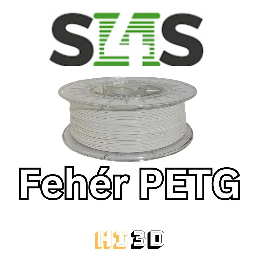 S4S Premium filament PET-G - 1,75mm, 1kg - fehér