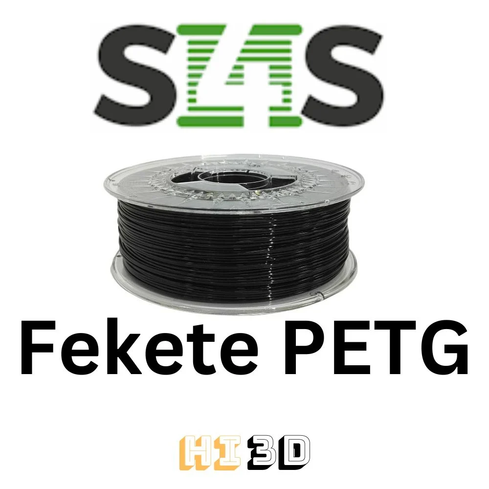 S4S Premium filament PET-G - 1,75mm, 1kg - fekete