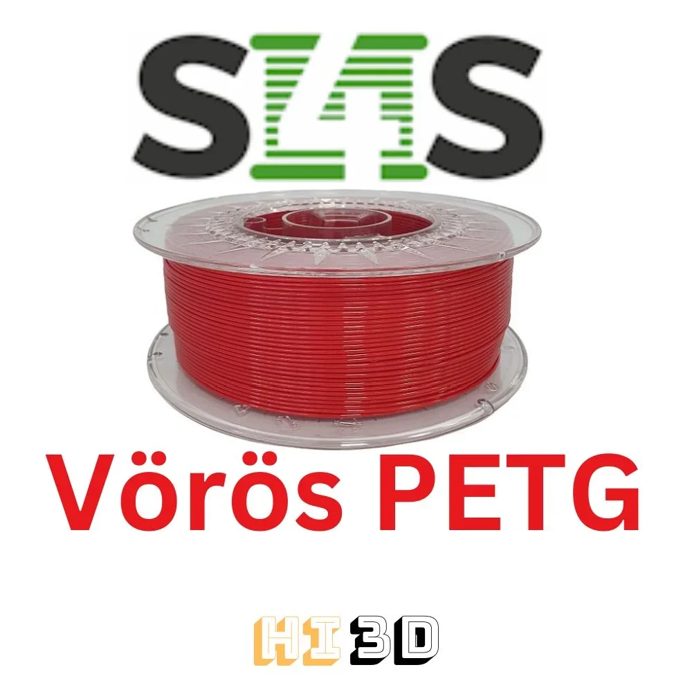 S4S Premium filament PET-G - 1,75mm, 1kg - lángvörös - a készlet erejéig