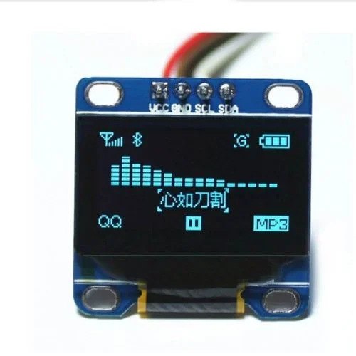 0.96 kék I2C IIC OLED LCD modul 4pin