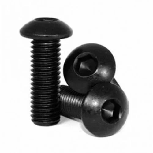 Félgömbfejű belső kulcsnyílású csavar DIN 7380 10.9 DSB fekete M4x16