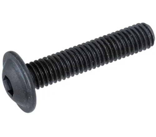 Belső kulcsnyílású csavar peremmel DIN 7380-FL 10.9 DSB fekete M3x16