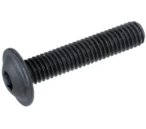 Belső kulcsnyílású csavar peremmel DIN 7380-FL 10.9 DSB fekete M4x10