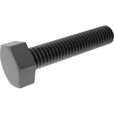 Hatlapfejű csavar DIN 933 8.8 DSB fekete M5x25