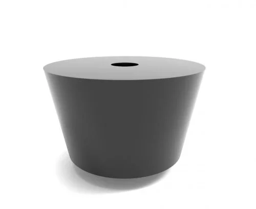Gumi géptalp (fém menet) – 28*22*16,5mm